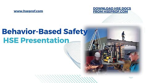 Download HSE Presentation on Behavior Based Safety Training hseprof com