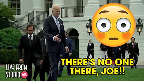 Biden Shakes Hands with No One Again!