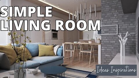 Simple Living Room - HOME DECOR IDEAS