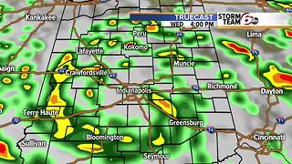 Rain & thunderstorms Wednesday