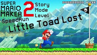 SMM2 Story Mode | Little Toad Lost - Blue Toad | 23s