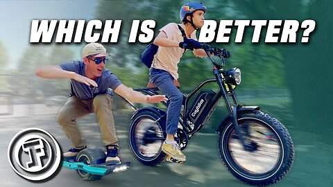 Ebike VS Onewheel GT - Which is Faster? - EUY S4 Moped