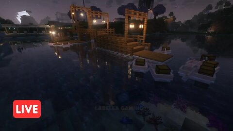 Dockside at Sunset with Jazz Tunes to Relax, Study, Read or Sleep | Minecraft Ambience