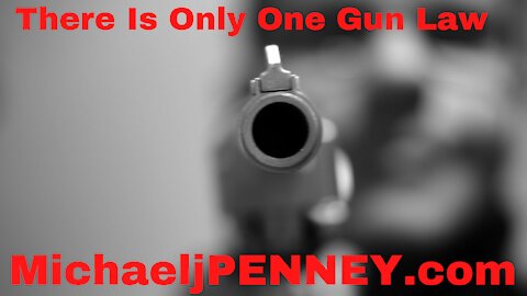 There Is Only One Gun Law - The Second Amendment