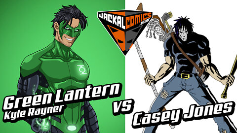 GREEN LANTERN, Kyle Rayner Vs. CASEY JONES - Comic Book Battles: Who Would Win In A Fight?