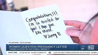 Who is sending those 'congratulations' cards?