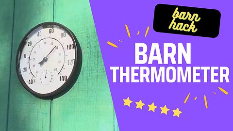Barn Thermometer
