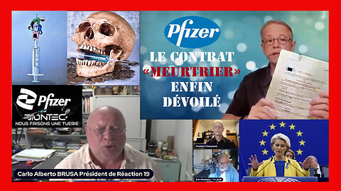 L'U.E face à son contrat Pfizer "meurtrier". Maître Carlo Brusa explique ! (Hd 720)
