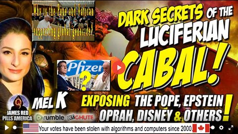 DARK SECRETS Of The Luciferian Cabal! Mel K OBLITERATES The Pope, Epstein, Disney, Oprah & Others!