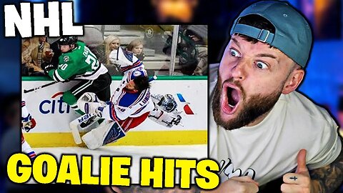 NHL Goalie Hits Are WILD!🤐