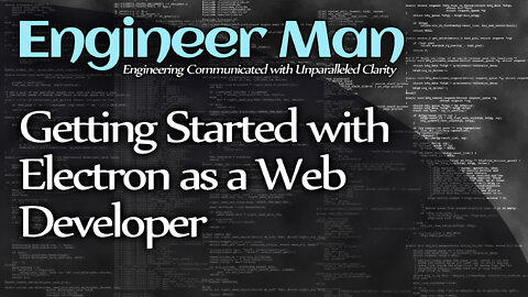 Getting Started with Electron as a Web Developer