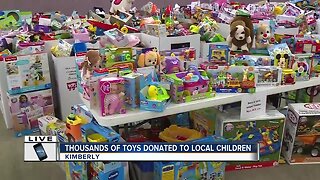 The Salvation Army of Fox Cities collects thousands of toys for local children in need.