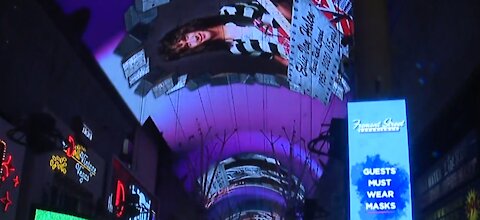 Fremont Street Experience gives tribute to Eddie Van Halen