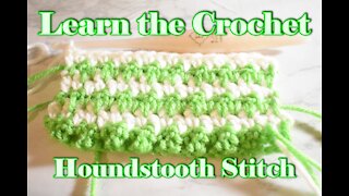 How to Crochet the Houndstooth Stitch Beginner Friendly