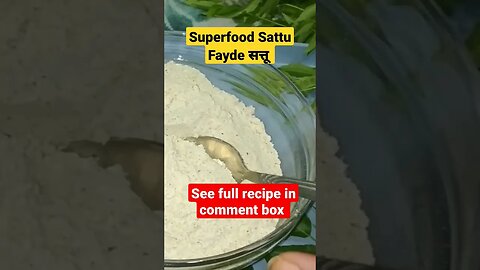 Superfood Sattu।।See Full Video#cookingclass#youtubeshorts#short😋🔥