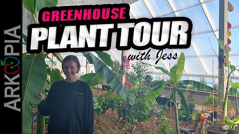 Arkopia Greenhouse - Plant Tour with Jess - What's Growing? - March 12 & Getting Busy