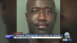 Former West Palm Beach firefighter charged with arson at Walmart