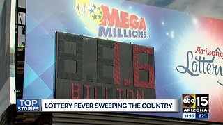 Lottery fever sweeping the country as record-setting jackpots rise