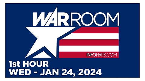 WAR ROOM [1 of 3] Wednesday 1/24/24 • POLITICAL SCANDAL OF BRIBERY, News, Reports & Analysis