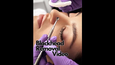 Satisfying Video of Blackhead Removal