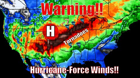 Warning! Hurricane Winds & Tornadoes! Timing & Impacts - The WeatherMan Plus Weather Channel