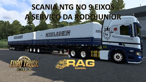 Scania NTG nos 9 Eixos: A Serviço da Rodojunior