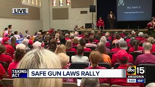 Safe gun laws rally held in Phoenix