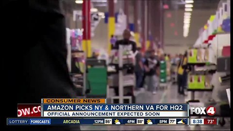 Amazon picks New York, Northern Virginia for its new headquarters after year-long search