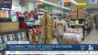 Baltimore City officials urge people to wear face mask as COVID-19 cases increase