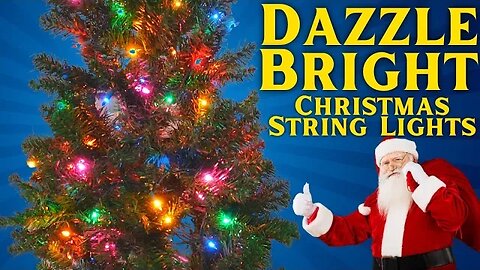 Dazzle Bright Christmas Mini String Lights, 33FT 150 Incandescent Light Up Fairy Lights (REVIEW!)