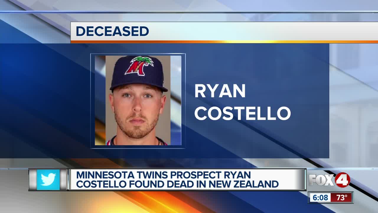 Fort Myers Miracle player Ryan Costello found dead in New Zealand