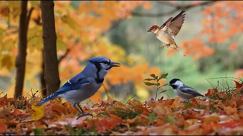 Autumn Birds Singing Nature Soothing Sound for Study and Sleep