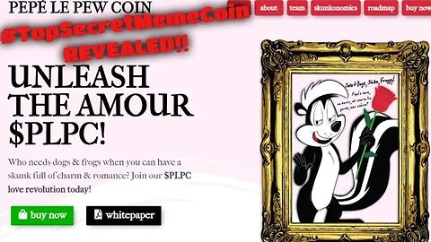#TopSecretMemeCoin Revealed | “Pepe Le Pew Coin” The Next 1000x | Stealth Launch ONLY 24 Hours Ago‼️