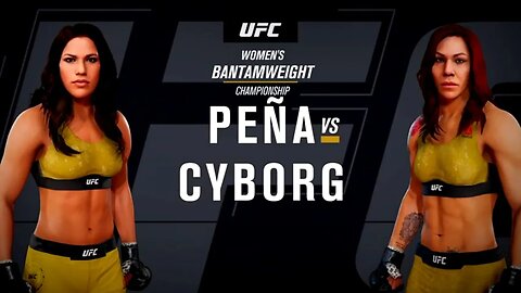 EA Sports UFC 3 Gameplay Cris Cyborg vs Julianna Pena