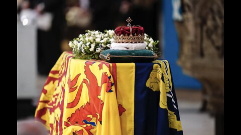 King Charles III leads Queen Elizabeth II's coffin procession in Scotland