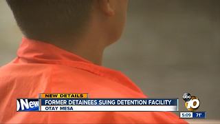 Former detainees suing detention facility