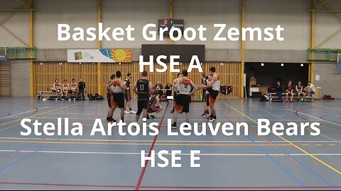 Basket Groot Zemst HSE A - Stella Artois Leuven Bears HSE E - 27 april '24