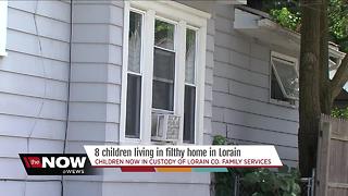 8 children moved from filthy home in Lorain