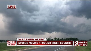 Funnel cloud spotted near Jenks