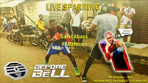 Sarki Abass (Abafocus) LIVE SPARRING - Live Sparring From Lagos, Nigeria! 🥊