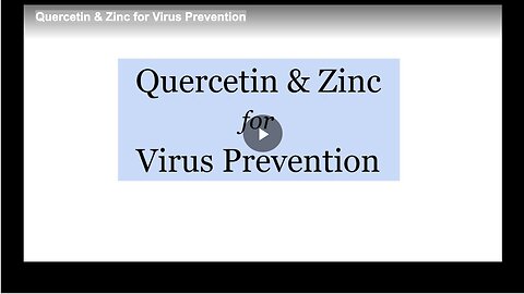 Quercetin & Zinc for Virus Prevention
