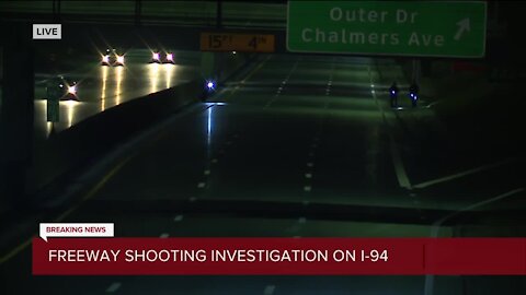 Freeway shooting investigation on WB I-94