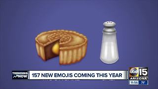 157 new emojis will be released in 2018
