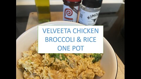 VELVEETA CHICKEN BROCCOLI AND RICE ONE POT DINNER