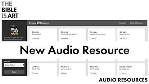 A New Audio Resource for Biblical Courses/Lectures/Sermons