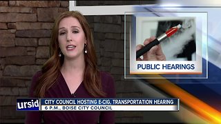 Boise City Council holding public hearing on e-cigarettes