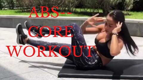 CORE WORKOUT - BELLY FAT BURNING EXERCISES 💪💪🐼💪💪💪🐻💪💪💪