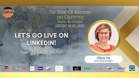 Olivia Vo - Let's Go Live on LinkedIn!