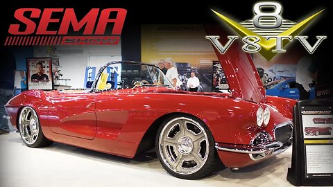 Dave Kindig's 1962 Corvette at 2018 SEMA Reveal 2018 SEMA Show V8TV