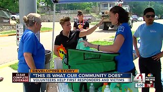 KC companies volunteer to feed first responders, tornado victims